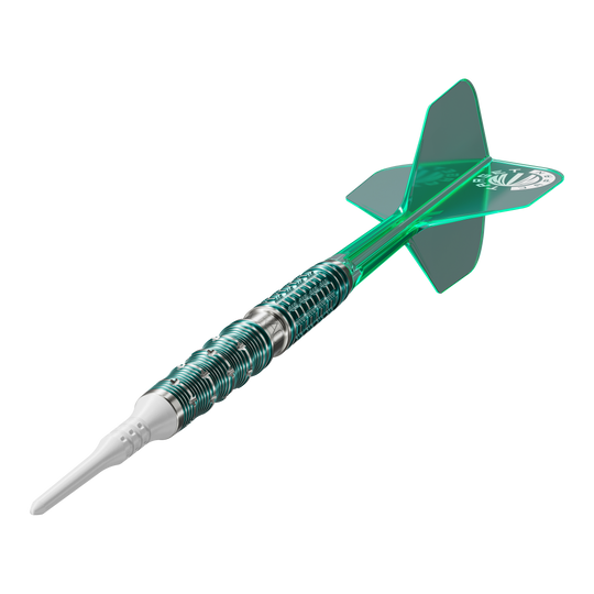 Das Foto zeigt die Target Japan Mikuru Suzuki The Miracle GEN7 Softdarts - 21,5g. Es sind spezielle Softdarts aus der Mikuru Suzuki Kollektion.