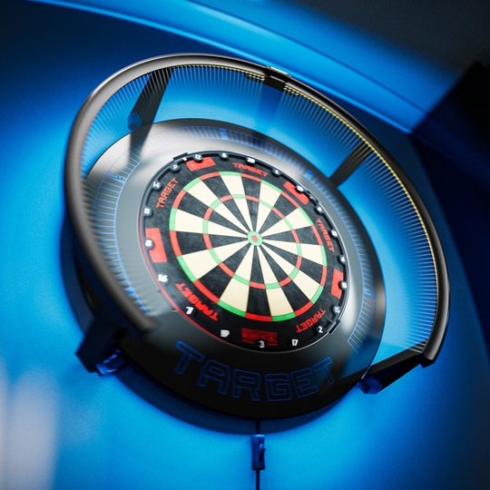 Target Corona Vision Notched Dartboard Surround with Lighting