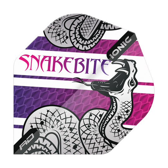 Red Dragon Hardcore Ionic Snakebite Coiled Snake Purple Standard Flights