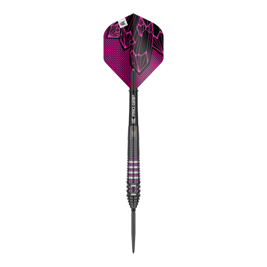 Target Lorraine Winstanley GEN2 Swiss Point Steel Darts - 24g Das Bild zeigt Target Lorraine Winstanley GEN2 Swiss Point Steeldarts - 24g. Es handelt sich um hochwertige Darts für Turnierspieler.