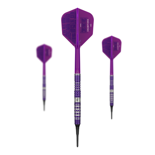 Auf dem Bild sieht man die Target Japan Sirius GEN4 Constructors Champions Limited Darts - 21g. Diese Darts sind eine limitierte Sonderedition.