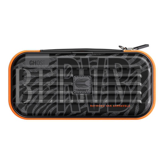 Abgebildet ist das Takoma Ghost Series Raymond Van Barneveld Dartcase. Dieses Produkt schützt und transportiert Dartutensilien.