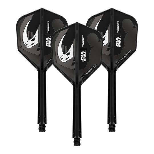 Target Star Wars K-Flex Set Mandalorian No6 Flights Das Bild zeigt das Produkt '410625_Target_StarWars_K-Flex_Mandalorian_Armour_No6_Flights_33mm_2a'. Wahrscheinlich sind hier Mandalorian Armour Dart-Flights abgebildet.