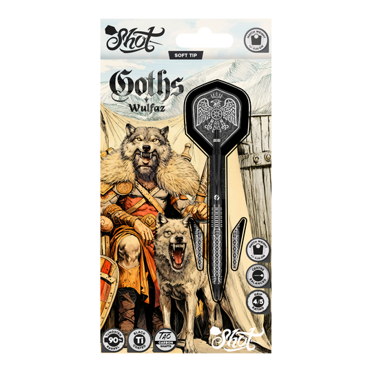 Shot Goths Wulfaz soft darts - 20g Shot Goths Wulfaz soft darts - 20g