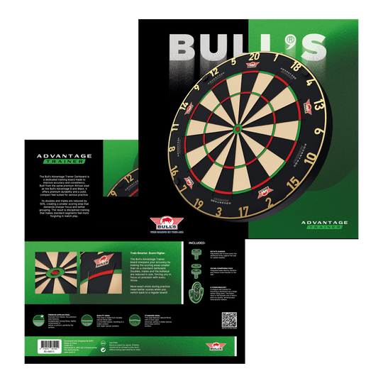 Bulls NL Advantage 8 TRAINER steel dartboard Bulls NL Advantage 8 TRAINER steel dartboard