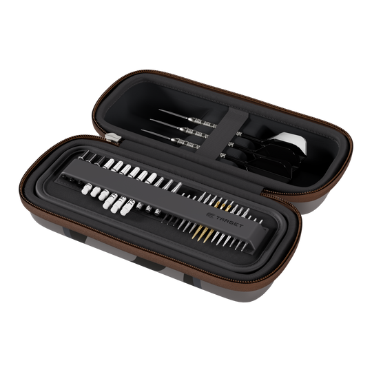 Target Star Wars Boa Dartcase - Mandalorian Hier sieht man das Target Star Wars Boa Dartcase - Mandalorian. Dieses Dartcase zeigt ein Mandalorian-Motiv aus dem Star Wars Universum.