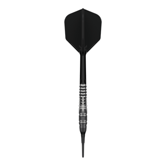 Target Black Marque Blaze Soft Darts - 18g Hier sieht man die Target Black Marque Blaze Softdarts - 18g. Sie sind speziell für den Softdart-Sport entwickelt.