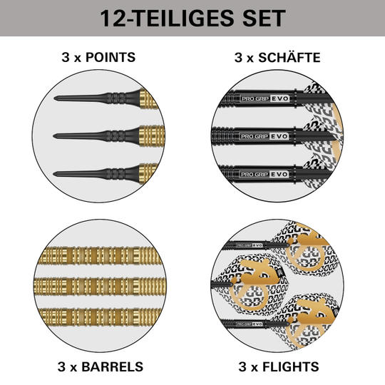 Target Bolide Envy 10 soft darts Das Bild zeigt die Target Bolide Envy 10 Softdarts. Diese Softdarts sind für den elektronischen Dartsport entworfen.