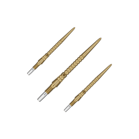Target Chrono Swiss Storm Point Dart Tips - Gold Target Chrono Swiss Storm Point Dart Tips - Gold