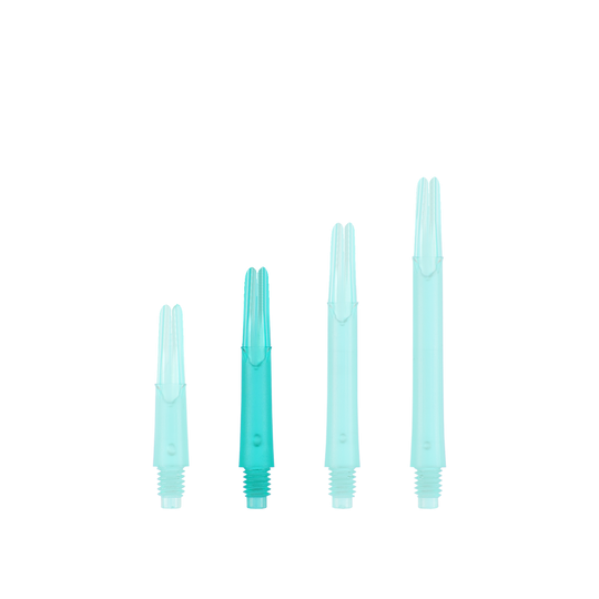 L-L-Style-Shafts Locked Straight - Emerald Ein L-Style L-Shafts Locked Straight - Emerald 190 wird einzeln gezeigt. Der Pfeilschaft ist gerade und hat eine schlichte Oberflächenstruktur.