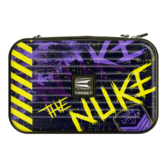 Target Takoma Luke Littler XL dart case Dieses Bild zeigt das Target Takoma Luke Littler XL Dartcase. Das Case bietet Schutz und Organisation für Darts und Zubehör.