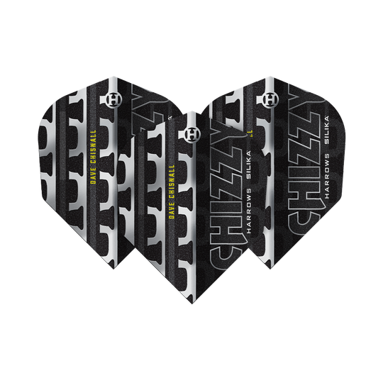 Harrow's Dave Chisnall Chizzy Series 4 No6 Flights Abgebildet ist Harrows Dave Chisnall Chizzy Series 4 No6 Flights. Die Flights sind für den Einsatz beim Dart bestimmt.