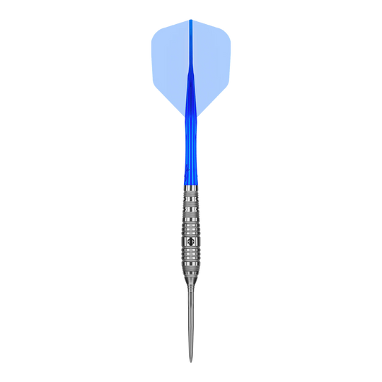 Caliburn Rix EZ-EVO R3 steel darts Das Bild zeigt die Caliburn Rix EZ-EVO R3 Steeldarts. Der Artikel ist für das Dartspiel gedacht und präsentiert sich in hochwertigem Design.