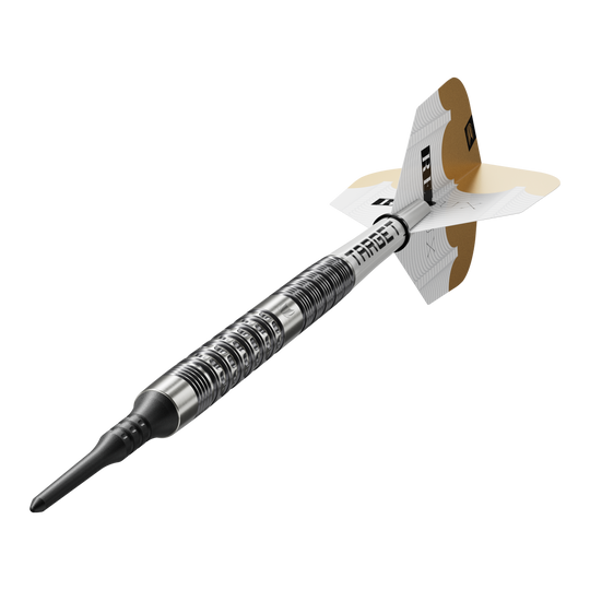 Target Redux 10 soft darts - 18g Das Produkt Target Redux 10 Softdarts - 18g wird hier dargestellt. Die Softdarts sind silberfarben und wiegen 18 Gramm.