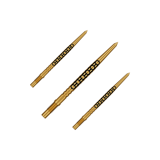 Shot Turbo Point Goths Dart Tips - Gold Shot Turbo Point Goths Dart Tips - Gold