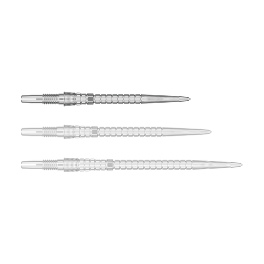 Target Chrono Swiss Storm Point Dart Tips - Silver Target Chrono Swiss Storm Point Dart Tips - Silver