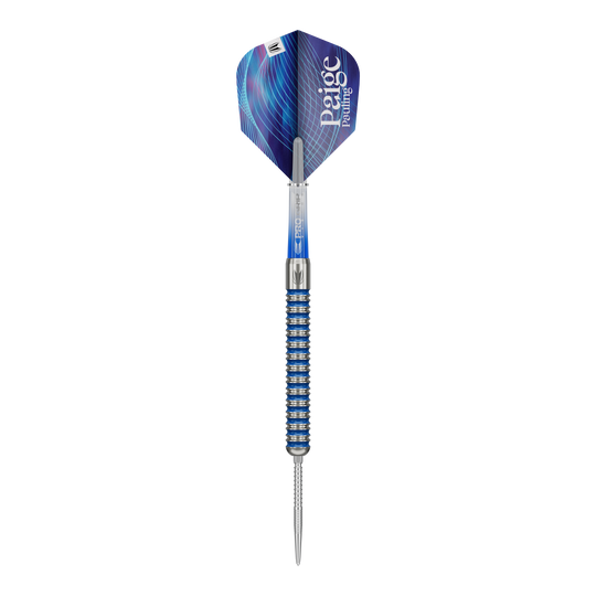 Target Paige Pauling GEN1 Swiss Points Steeldarts - 22g Zu sehen ist das Target Paige Pauling GEN1 Swiss Points Steeldarts - 22g. Das Produkt wird detailliert aus einer anderen Perspektive präsentiert.