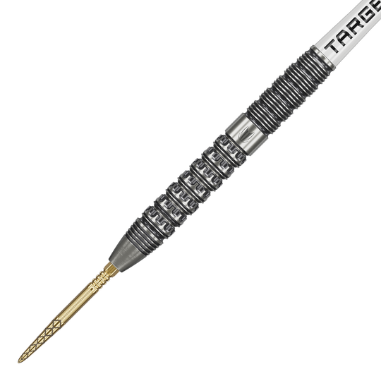 Target Redux 01 Swiss Point steel darts Gezeigt werden die Target Redux 01 Swiss Point Steeldarts. Diese Darts sind bekannt für ihre innovative Technologie.