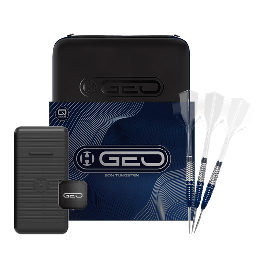 Harrows GEO Torpedo Quick Point Steel Darts Hier sehen Sie die Harrows GEO Torpedo Quick Point Steeldarts. Das Produkt eignet sich ideal für Präzisionswürfe beim Dartspiel.