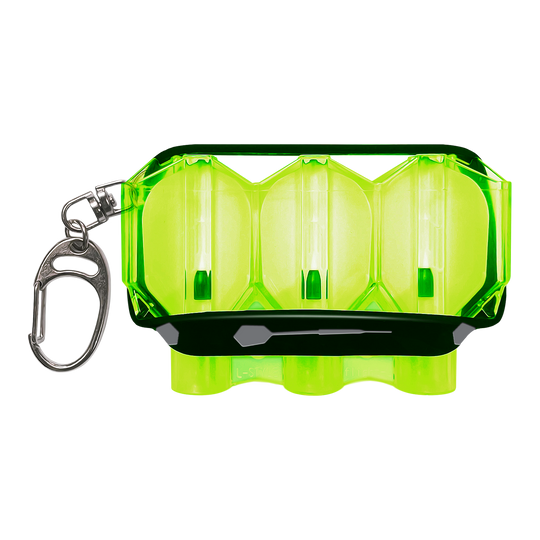 L-Style Krystal Flight Case - Neon Yellow Dies ist das L-Style Krystal Flight Case in Neon-Gelb. Das Etui besitzt einen Karabinerhaken zum einfachen Befestigen.