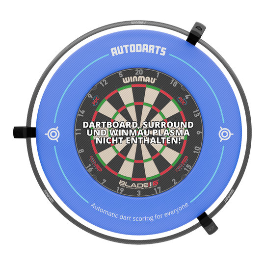 Autodarts Vantage auto scoring system Das Bild zeigt das Autodarts Vantage Auto-Scoring-System. Das Produkt ist nicht näher beschrieben.