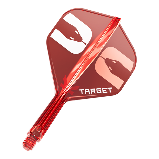 Target K-Flex Nathan Aspinall No2 Standard Flights Das Bild zeigt ein Dart-Flight-System. Es ist das Target K-Flex Nathan Aspinall No2 Standard Flight-System mit einer Länge von 19mm als Einzelstück.