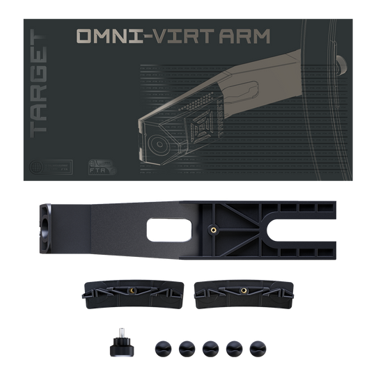 Target OMNI VIRT camera arm Dieses Bild präsentiert den Target OMNI VIRT Kamera Arm. Das Produkt ist ein spezieller Kamerahalter für Dartspieler.