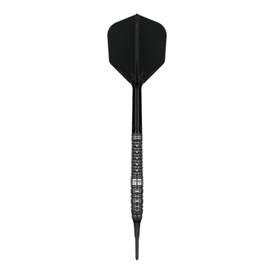 Die Target Black Marque Eclipse Softdarts - 21g werden hier gezeigt. Das Produkt ist für Präzision und ein ansprechendes Design bekannt.