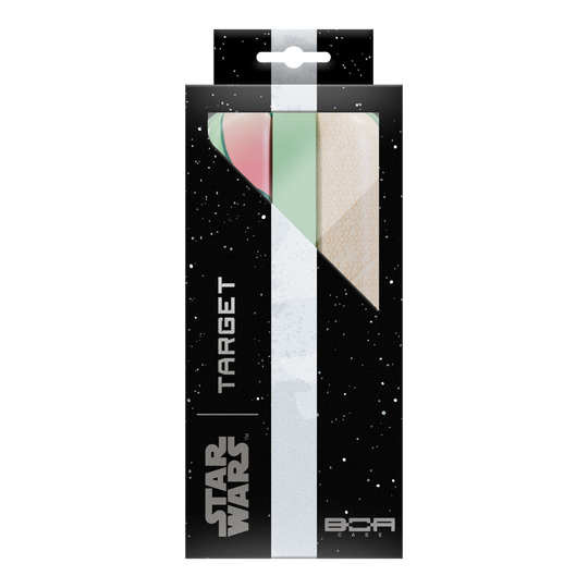 Target Star Wars Boa Dartcase - Grogu Auf dem Bild sieht man das Target Star Wars Boa Dartcase - Grogu, gestaltet mit Grogu aus der Star Wars Serie. Diese Darttasche schützt Ihre Dartutensilien unterwegs.