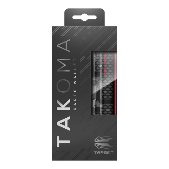 Das Foto zeigt das Takoma Ghost Series Nathan Aspinall Dartcase. Es ist ideal zur Aufbewahrung und zum Transport von Darts.