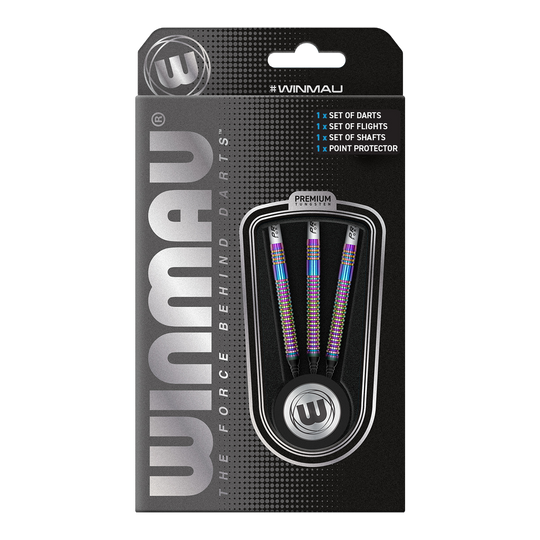 Hier sind die Winmau Solaris Urban Softdarts - 21g abgebildet. Die Darts zeichnen sich durch ihr modernes Design aus.