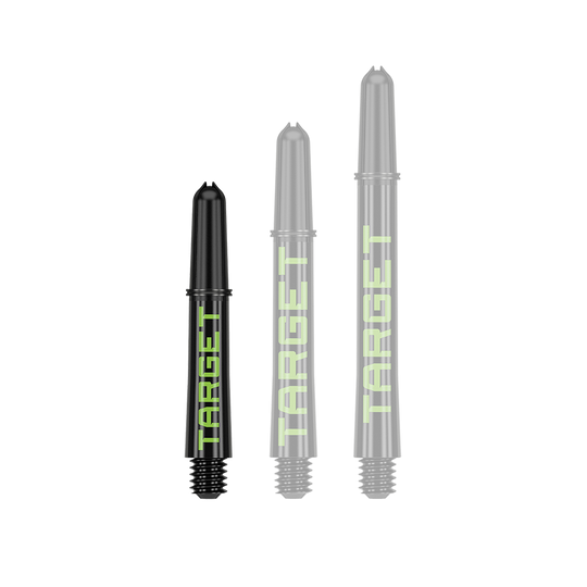 Target Pro Grip TAG Shafts - 3 Sets - Black Green