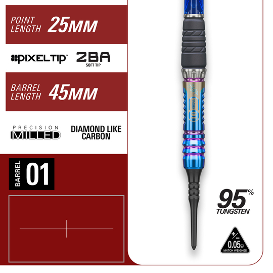 Target Japan Rising Sun GEN10 soft darts - 21.5g Abgebildet ist Target Japan Rising Sun GEN10 Softdarts - 21,5g. Dieses Dart-Set ist für präzises Spielen konzipiert.