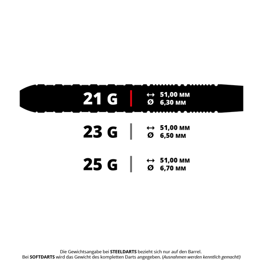 GOAT Finish Line Steel Darts Das Bild zeigt den GOAT Finish Line 90% Tungsten Steel tip 21g. Dieser Dartpfeil besteht zu 90% aus Wolfram und hat eine Steelspitze mit einem Gewicht von 21 Gramm.