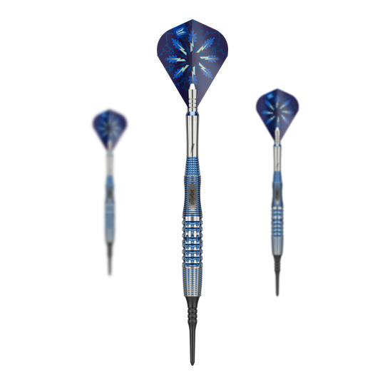 Target Phil Taylor Gx2 soft darts Das Bild zeigt die Target Phil Taylor Gx2 Softdarts. Diese Darts wurden für präzises Spielen entwickelt.