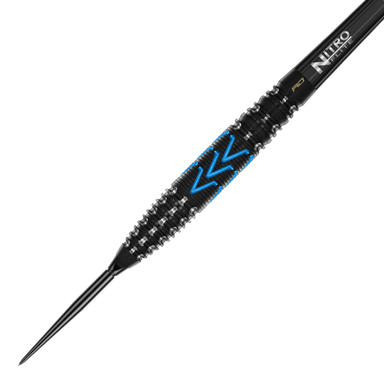 Abgebildet sind die Red Dragon AMP Torpedo Switch Point Steeldarts. Die Darts haben ein modernes Design und präzise Verarbeitung.
