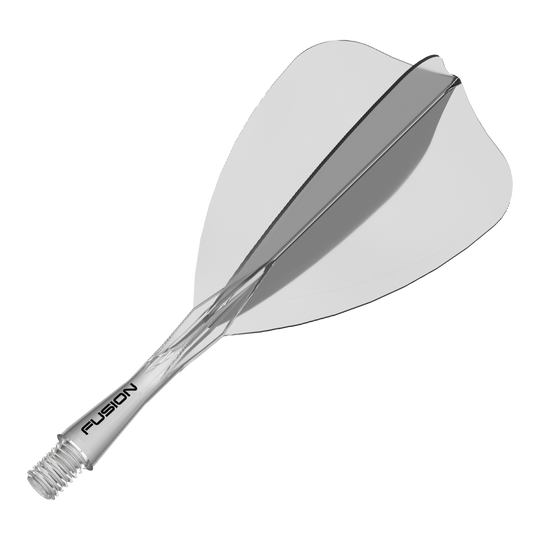 Winmau Fusion Flight Shaft System Arrow Clear Abgebildet ist ein Winmau Fusion Flight Shaft System Arrow, klar und 22mm. Dieses Zubehör ist für das Spiel mit Dartpfeilen gedacht.