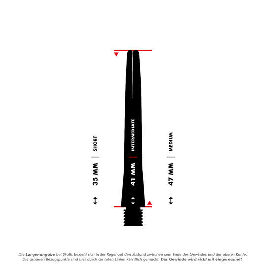 Shot Aluminium Shafts Black