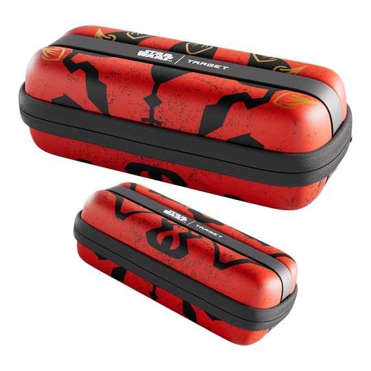 Target Star Wars Boa Dartcase - Darth Maul Hier ist das Target Star Wars Boa Dartcase - Darth Maul zu sehen. Die Abbildung zeigt das Design und die Details des Dartcases.