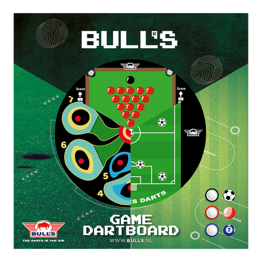 Bulls NL Game Board Football Dartboard