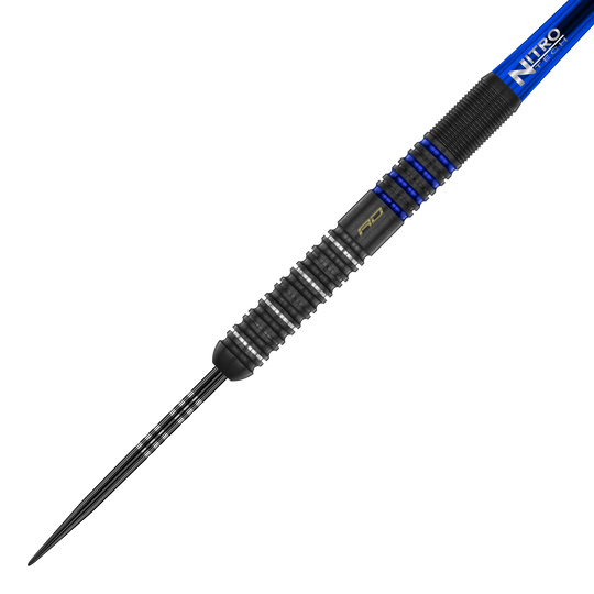 Zu sehen ist das Produkt Red Dragon David Williams V1 Steeldarts - 23g. Die Steeldarts werden aus einer anderen Perspektive präsentiert.