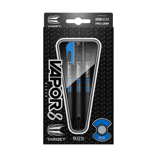 Target Vapor8 Black Blue soft darts