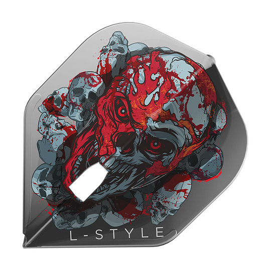 L-Style Ryan Searle Signature V4 Clear Black L1PRO Flights L-Style Ryan Searle Signature V4 Clear Black L1PRO Flights aus einer anderen Perspektive. Das Set ist besonders stabil und hochwertig.