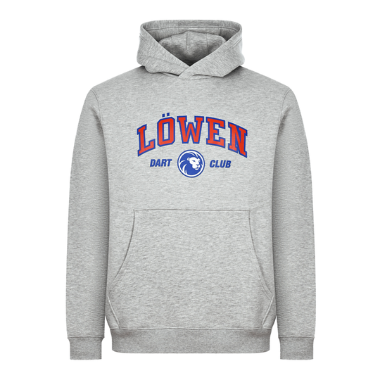 Das Bild zeigt einen Löwen Kollektion Club Hoodie. Der Hoodie bietet Komfort und Stil für Clubmitglieder.