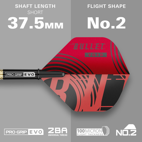 Target Stephen Bunting GEN5 Void Soft Darts - 18g Auf dem Bild sind die Target Stephen Bunting GEN5 Void Softdarts - 18g zu sehen. Sie sind ideal für Softdartspiel und bieten eine hochwertige Verarbeitung.