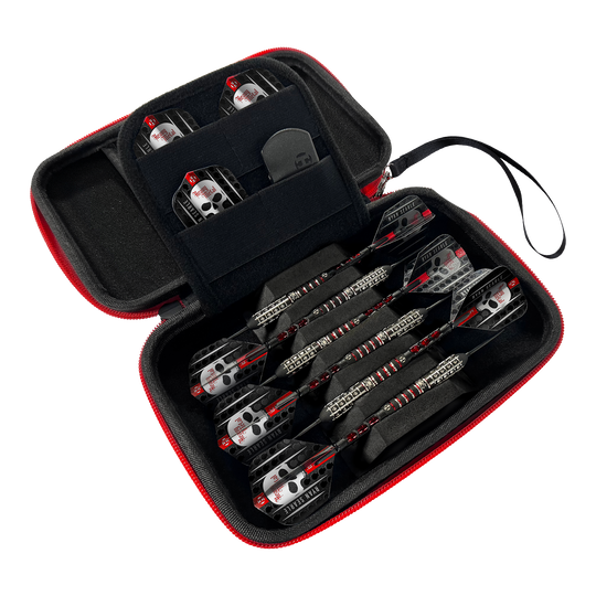 Harrow's Ryan Searle Player Pro6 dart case Harrows Ryan Searle Player Pro6 Dartcase ist ein stabiles Etui für Darts. Es wurde speziell für den sicheren Transport entwickelt.