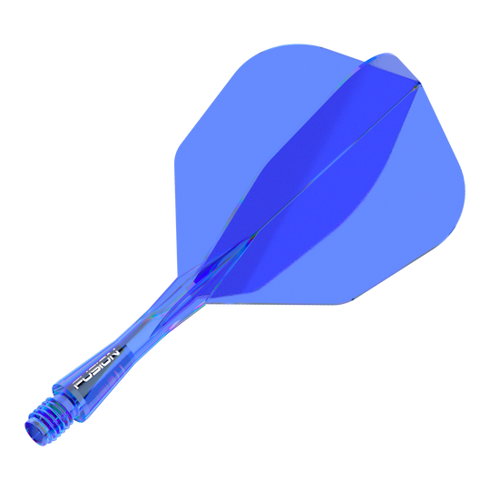 Winmau Fusion Flight Shaft System No6 Blue Zu sehen ist ein Produkt mit dem Dateinamen 8836_Winmau_Fusion_Flight_Shaft_System_No6_Blau_22mm_1. Vermutlich handelt es sich um einen blauen Dartschaft mit Flight.