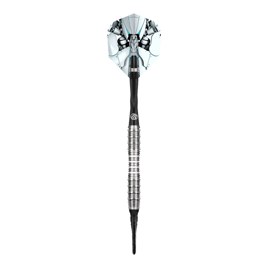 Shot AI Scorpula Soft Darts - 20g Abgebildet ist ein Shot AI Scorpula Softdart mit 20g Gewicht. Das Produkt ist schlank und speziell für präzises Werfen entwickelt.
