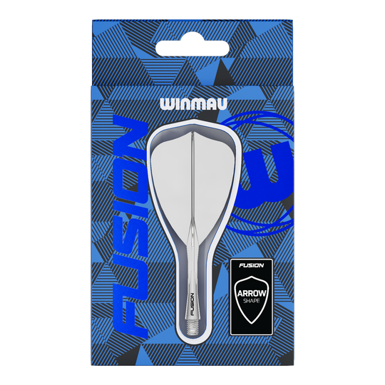 Winmau Fusion Flight Shaft System Arrow Clear Hier ist ein weiteres Bild des Winmau Fusion Flight-Shaft-System Arrow Clear. Es zeigt den Flightschaft für Darts in einer anderen Perspektive.