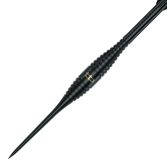 Caliburn TTD Complete Titanium T2 Black Steeldarts - 6g Gezeigt wird das Produkt Caliburn TTD Complete Titanium T2 Black Steeldarts - 6g. Diese Steeldarts zeichnen sich durch ihr Titan-Material aus.